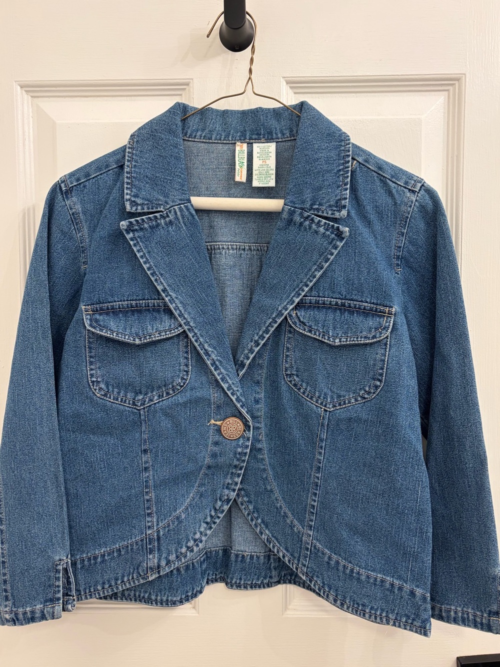 Bill Blass Blue Denim Jacket